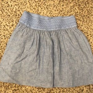 Denim/Chambray skirt NWOT